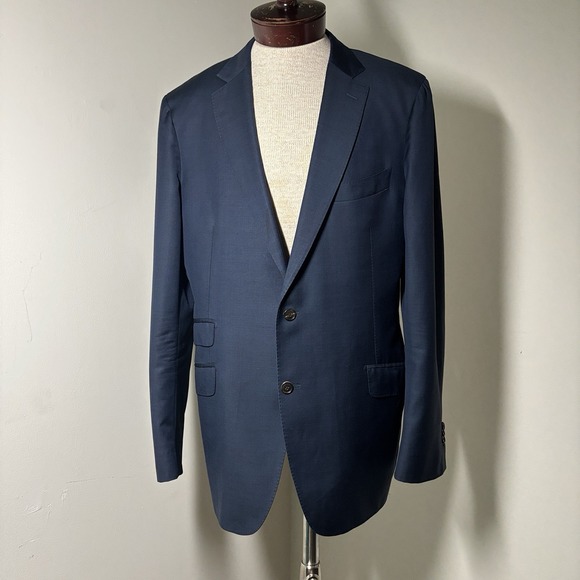 Suitsupply Sienna Sport Coat Vitale Barbers Canonico Wool Italy  Mens Blazer 46L - Picture 1 of 10
